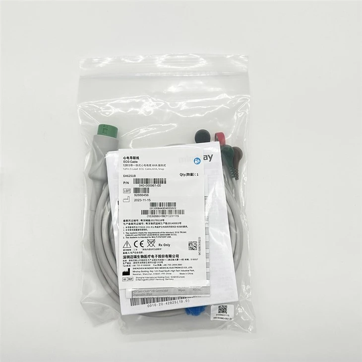 Mindray 12 Pins 5lead ECG Cable EA6251B 040-000961-00