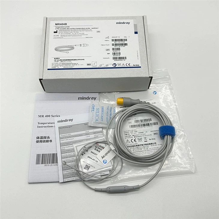 Mindray Pediatric Neonatal Reusable Skin Temperature Probe MR404B