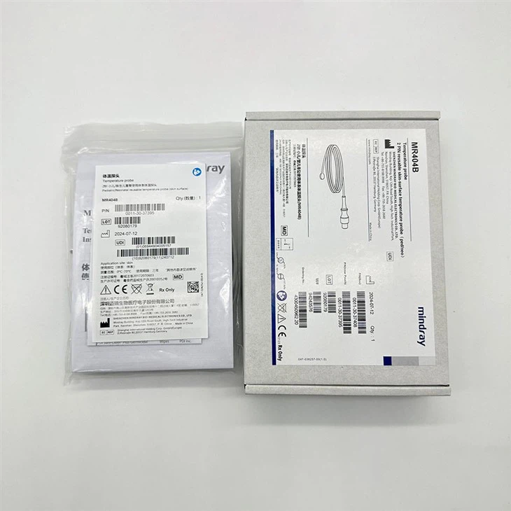 Mindray Pediatric Neonatal Reusable Skin Temperature Probe MR404B