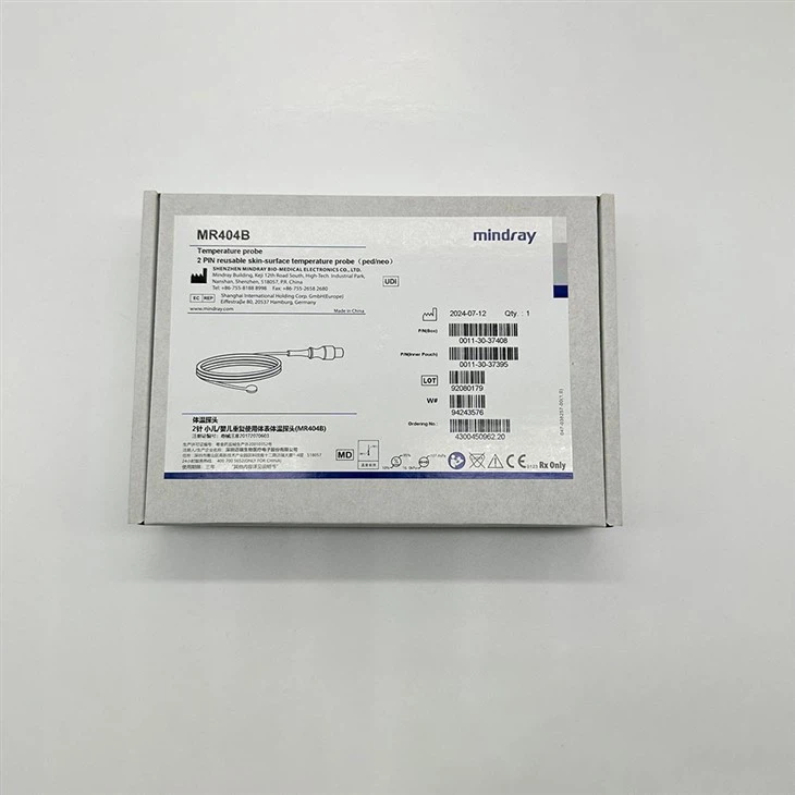 Mindray Pediatric Neonatal Reusable Skin Temperature Probe MR404B