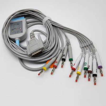 Edan 10 Lead SE 3 SE-601 EKG kaabel ja juhtmed