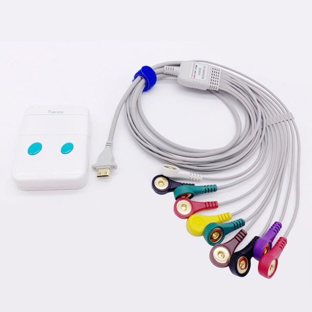 10 Lead Tianze Ecg Holter Cable Compatible With Holter Recorder