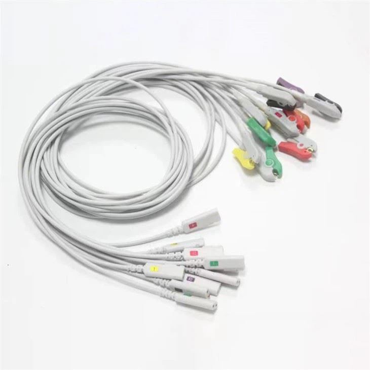 Kangmei 10 juhtmest EKG-ekg-kaablit